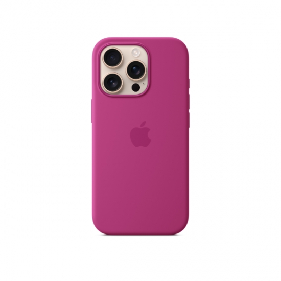 iPhone 16 Pro Silicone Case with MagSafe Fuchsia — 6