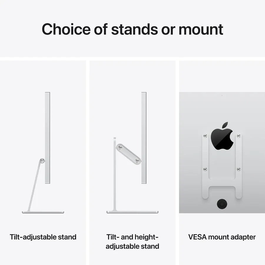 Studio Display - Standard glass - Tilt- and height-adjustable stand — 10
