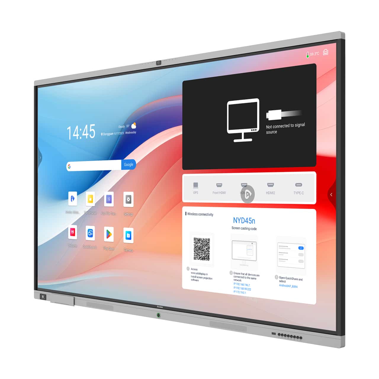 AMDOX F075AF Size - 75 Interactive smartboard — 2