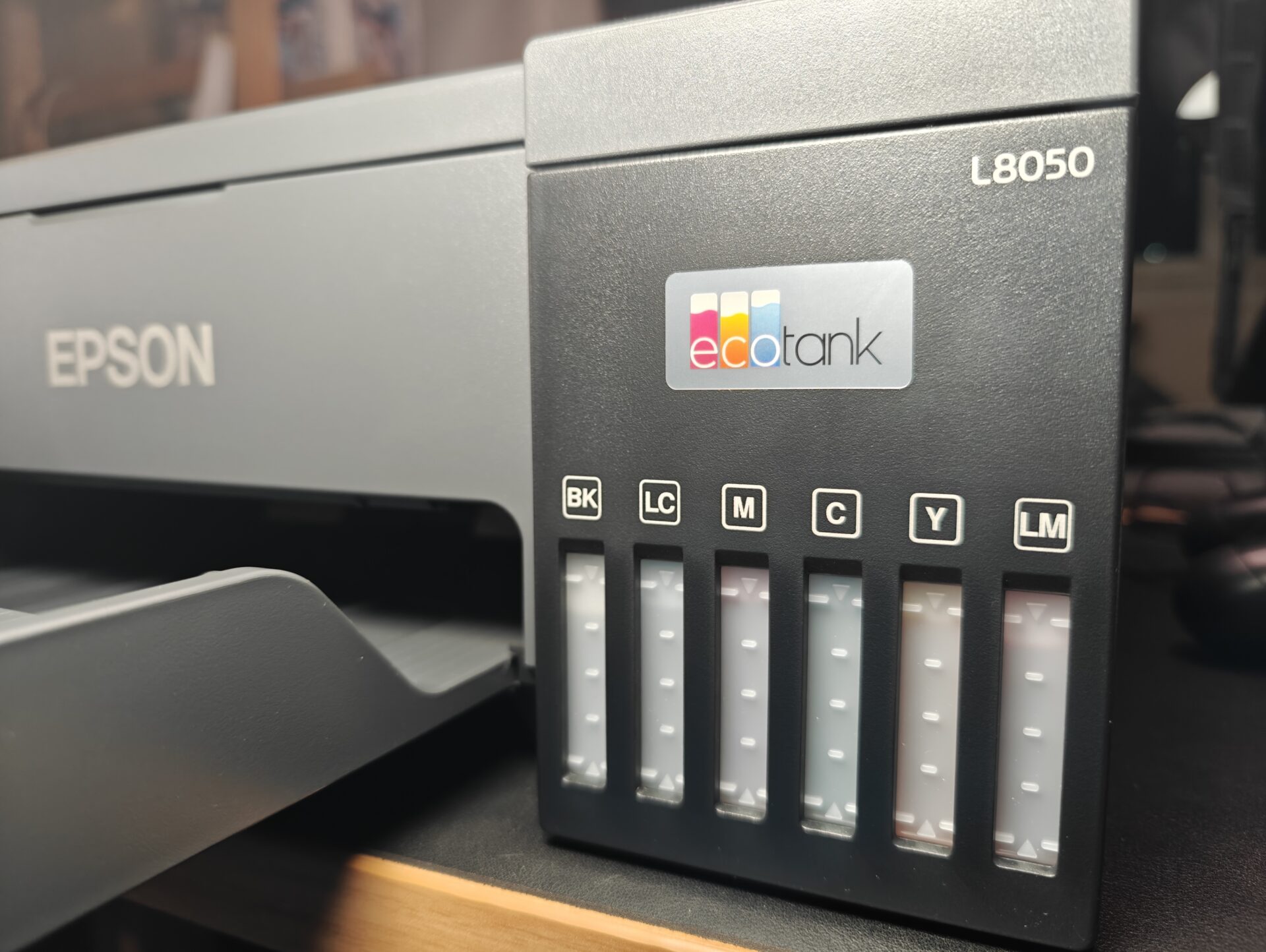 Epson L8050 L8050A4 Colour Ink jet with Ink Tank 6 colours — 4