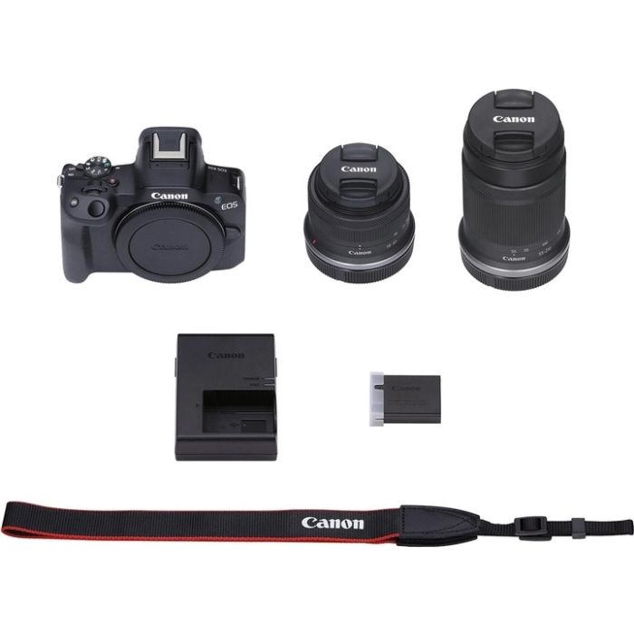 EOS R50 BK RF-S 18-45+RF-S 55-210 5811C034AA — 3