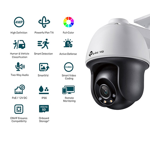 TP-Link VIgi C540 Full-Color PTZ Outdoor Camera — 3