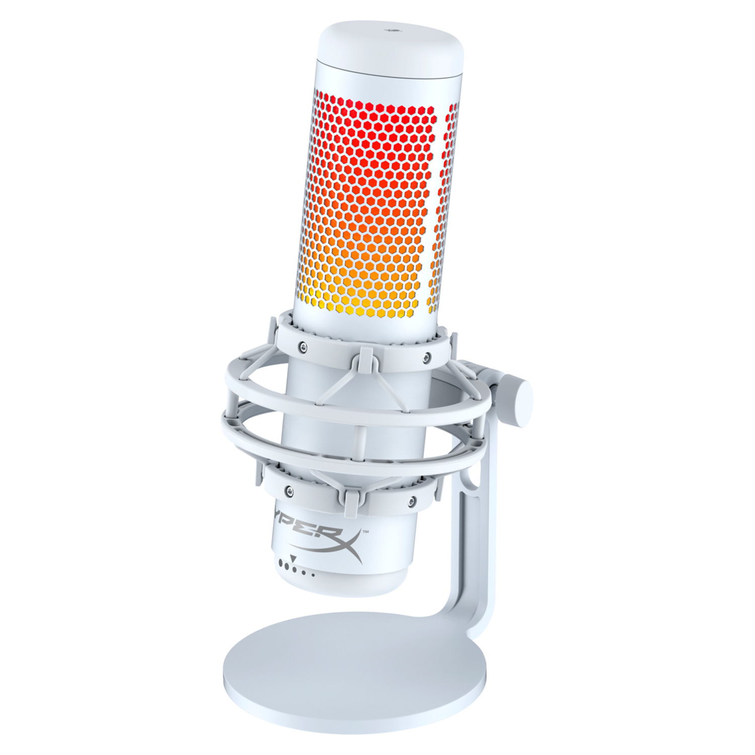 Streaming Microphone HyperX QUADCAST S WH 519P0AA — 4