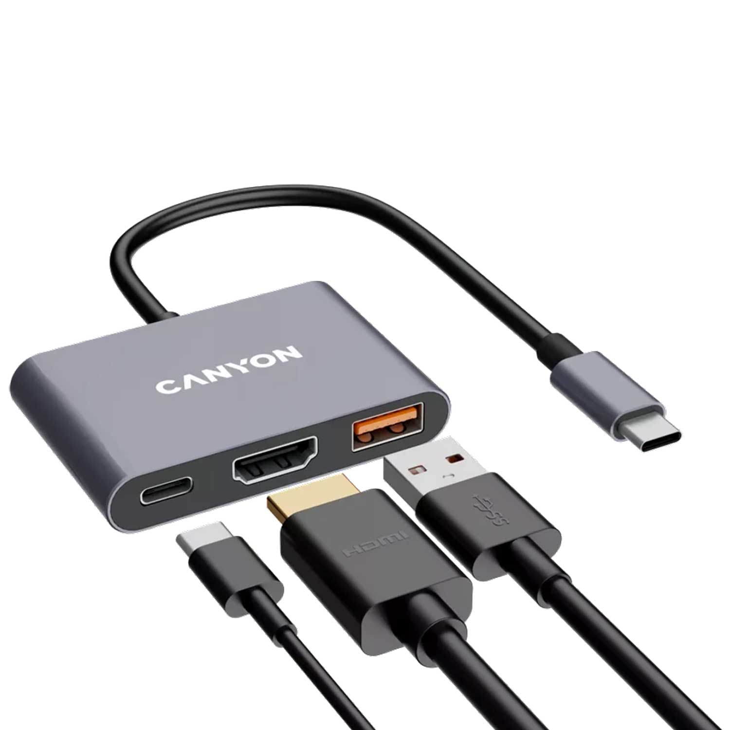 USB hub Canyon DS-4 USB-C 3-in-1 CNS-TDS4 — 5