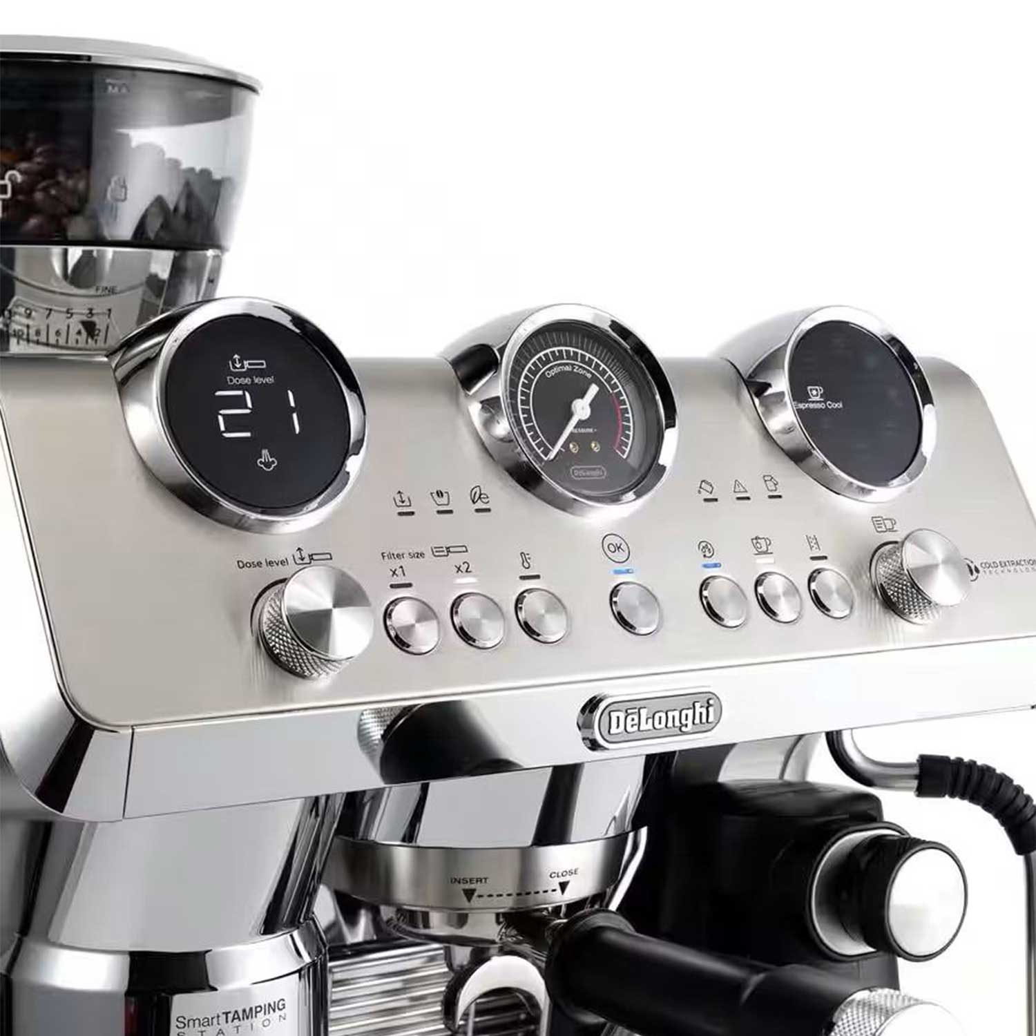 Semi-automatic coffee machine De'Longhi MC INT DL EC9885.M METAL T — 5