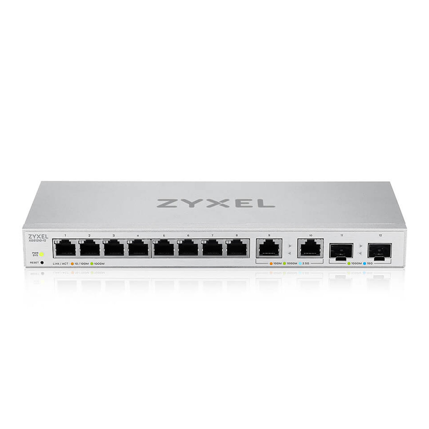 Network switch ZYXEL XGS-1210-12 Multi-Gigabit 8xRJ-45 2xRJ-45 2xSFP+ XGS-1210-12 — 4