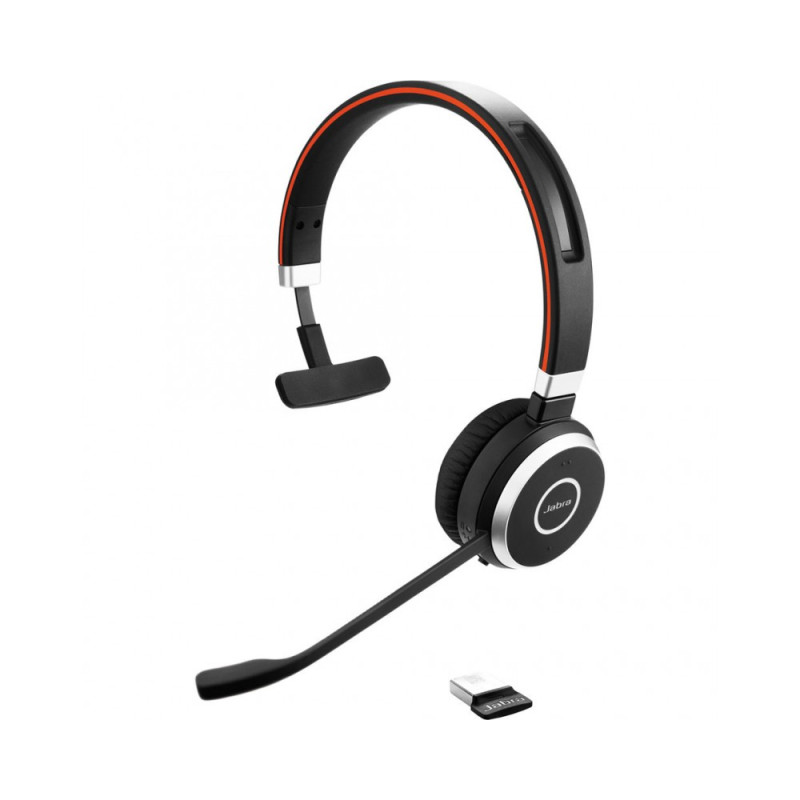 Headset Wireless Jabra Evolve 65 SE Link380a MS Mono — 2