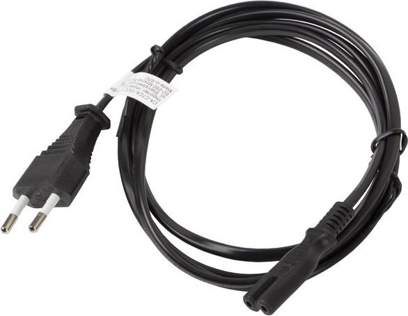 Lanberg CA-C7CA-10CC-0018-BK Power cord 2pins CEE7 16 power cable — 2
