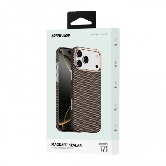 Lion Magsafe Kevlar Case For iPhone 17 Pro Max — 3