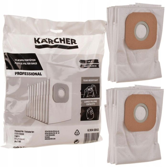 Karcher Fleece filter bags 10 Piece s T Classic T T Classic 6.904-084.0 — 2