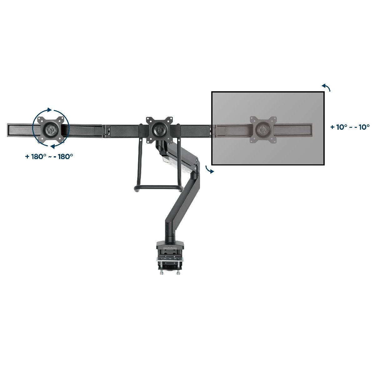 Gembird MA-DA-03 VESA Arm stand for 1 Monitor Laptop — 2