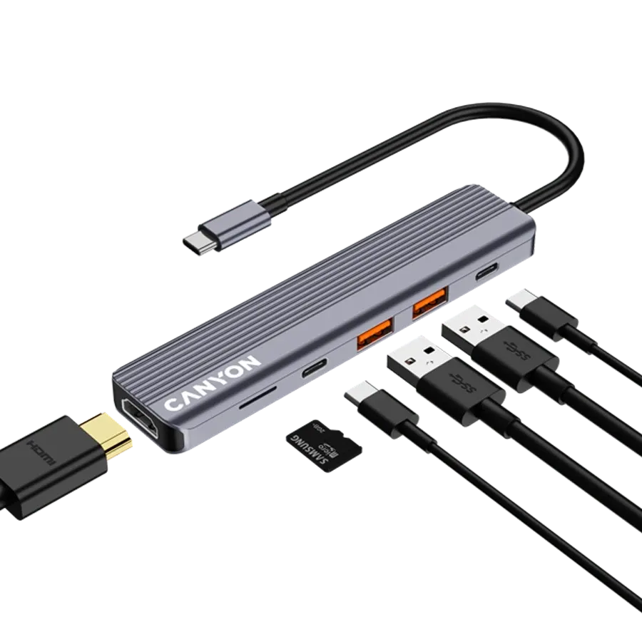 CANYON 6in1 USB C hub — 6