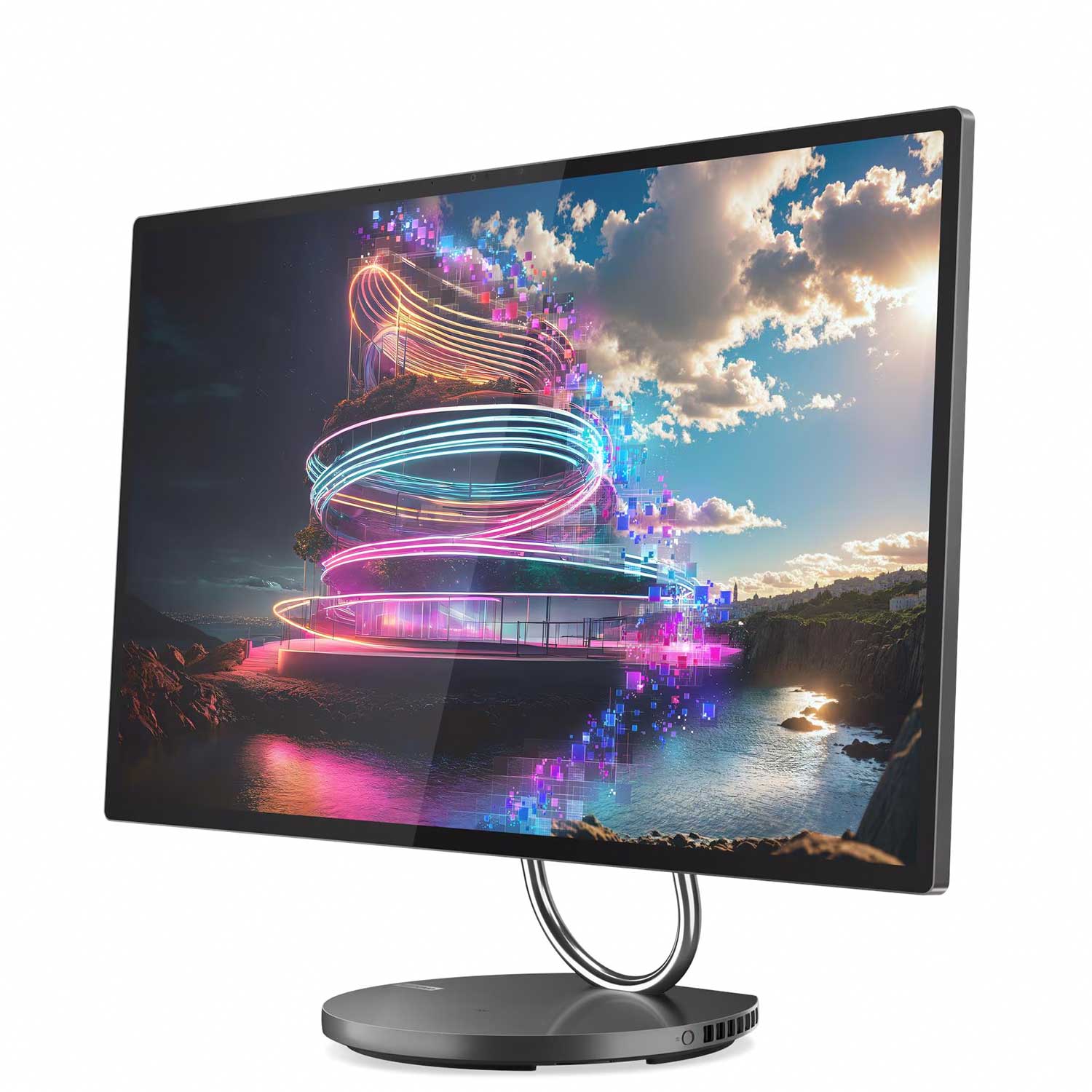 All-in-one desktop Lenovo Yoga AIO 32ILL10 Ultra 7-258V 31 UHD RTX4050- W11H Storm F0HX001FRU — 3