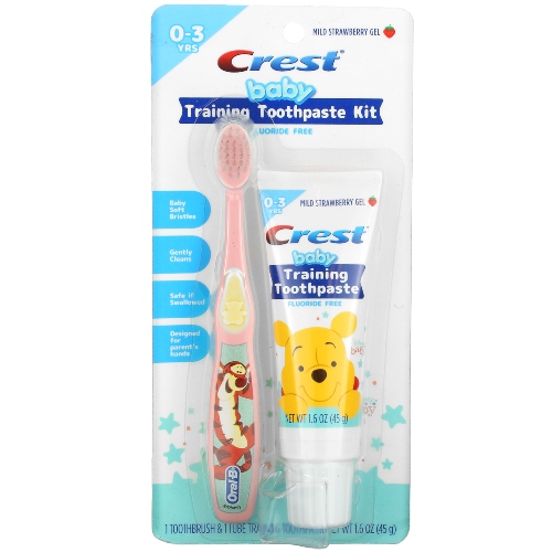 Toothbrush and paste Crest Baby Training Toothpaste — 2