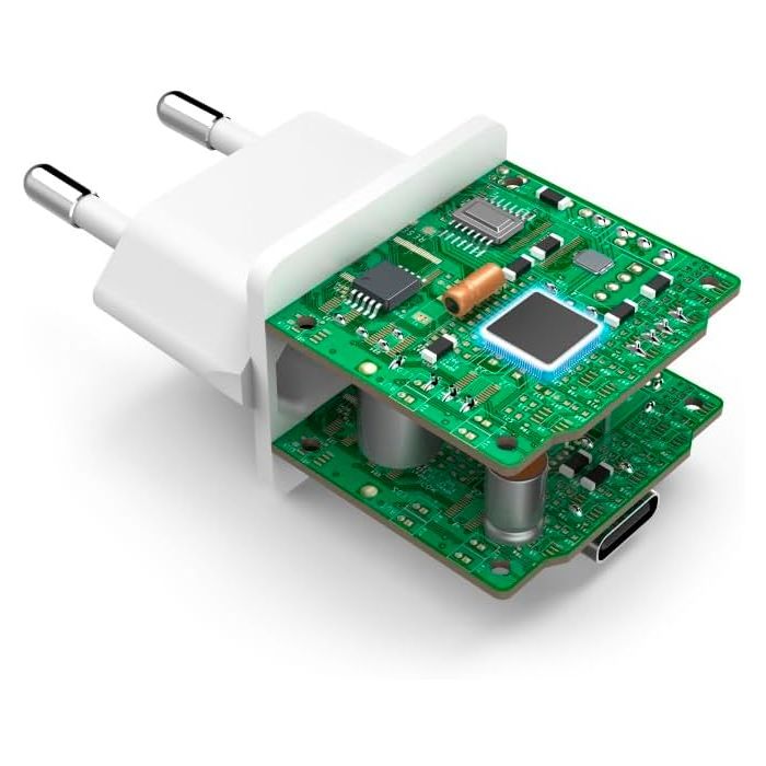 Fast Charger USB-A to USB-C Super-Mini Charger PD 201980 20W — 6