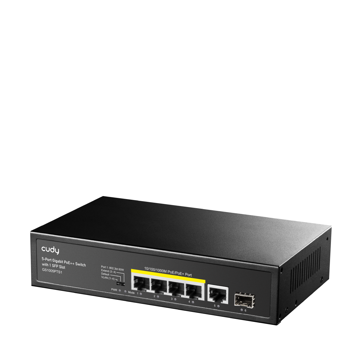 Коммутатор PoE+ Cudy GS1005PTS1 с 1 SFP — 3