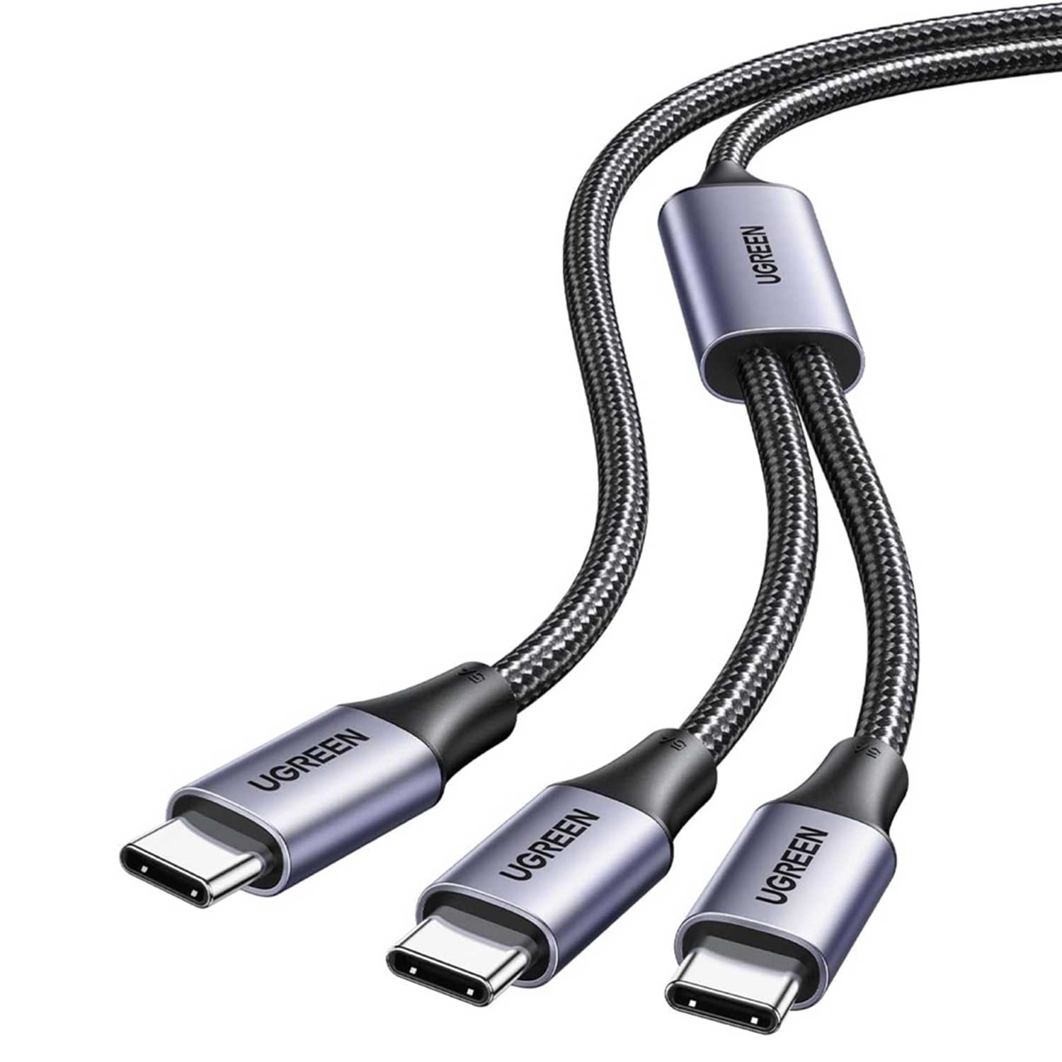 Cable UGREEN 2-in-1 USB-C to USB-C Y Splitter Cable 100W PD 5A Max 35087 — 3