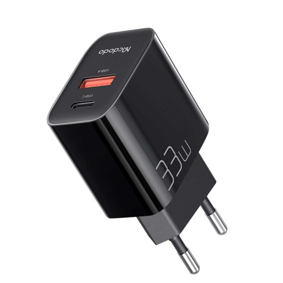 Power adapter MCDODO 1C 1A Digital Display Fast Charger CH-0921 33W — 2