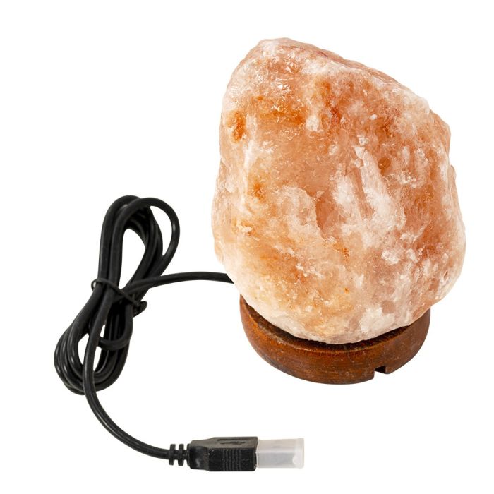 Barry Salt lamp Rock with USB — 4