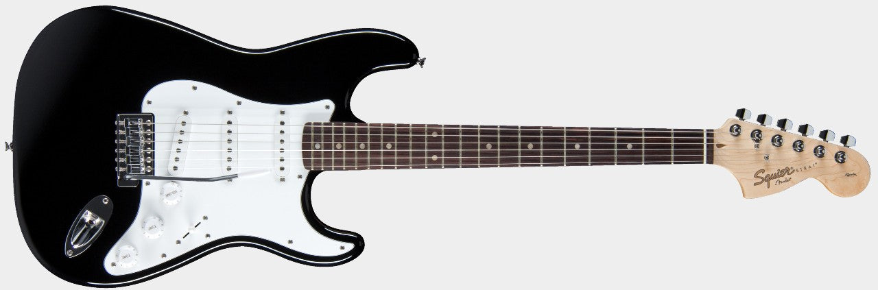 Fender Squier Affinity stratocaster BK SSS RW Electric Guitar — 2