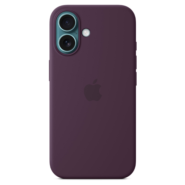 iPhone 16 Silicone Case with MagSafe Plum — 2