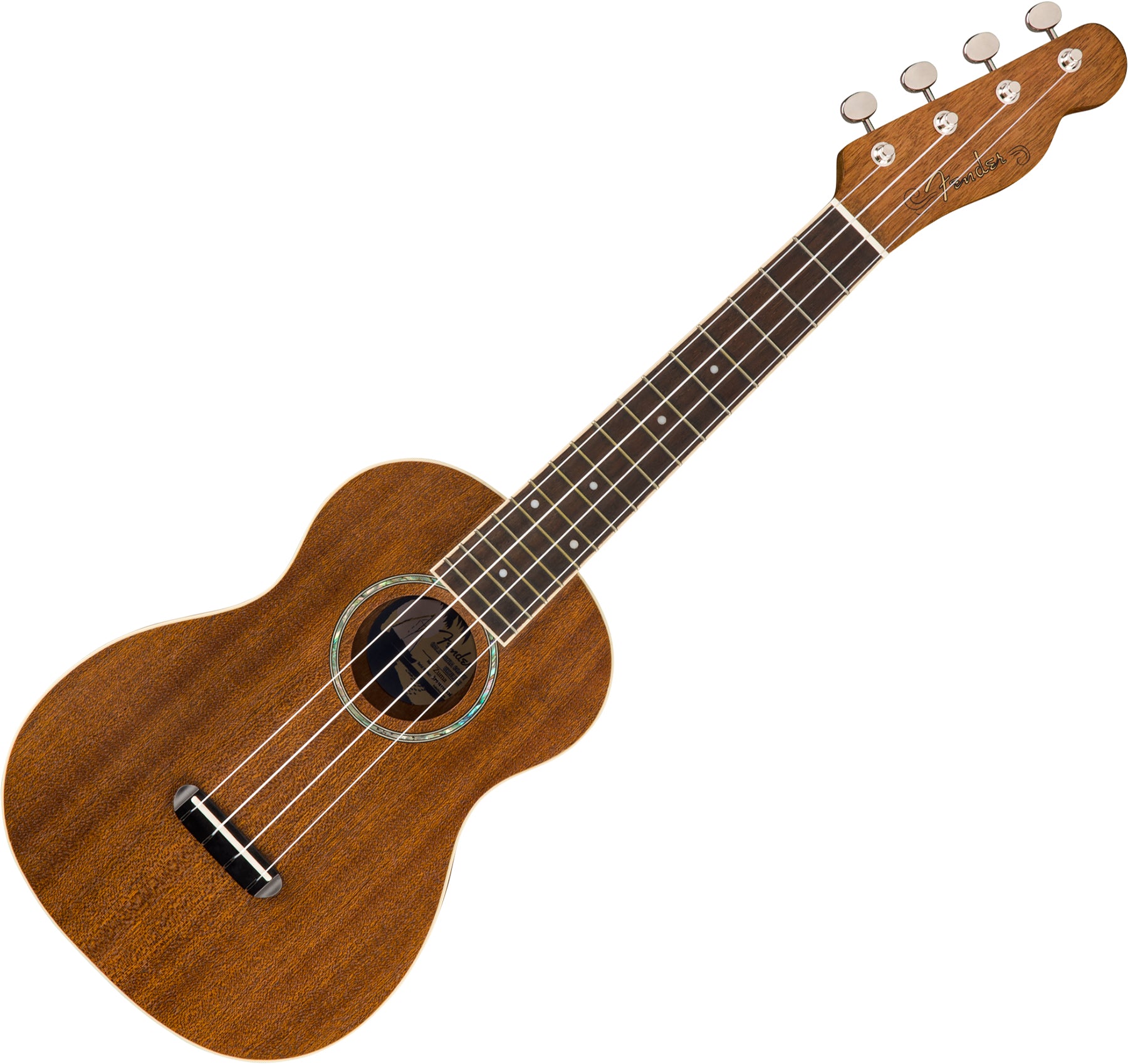 Fender Zuma Concert Ukulele Nat — 4