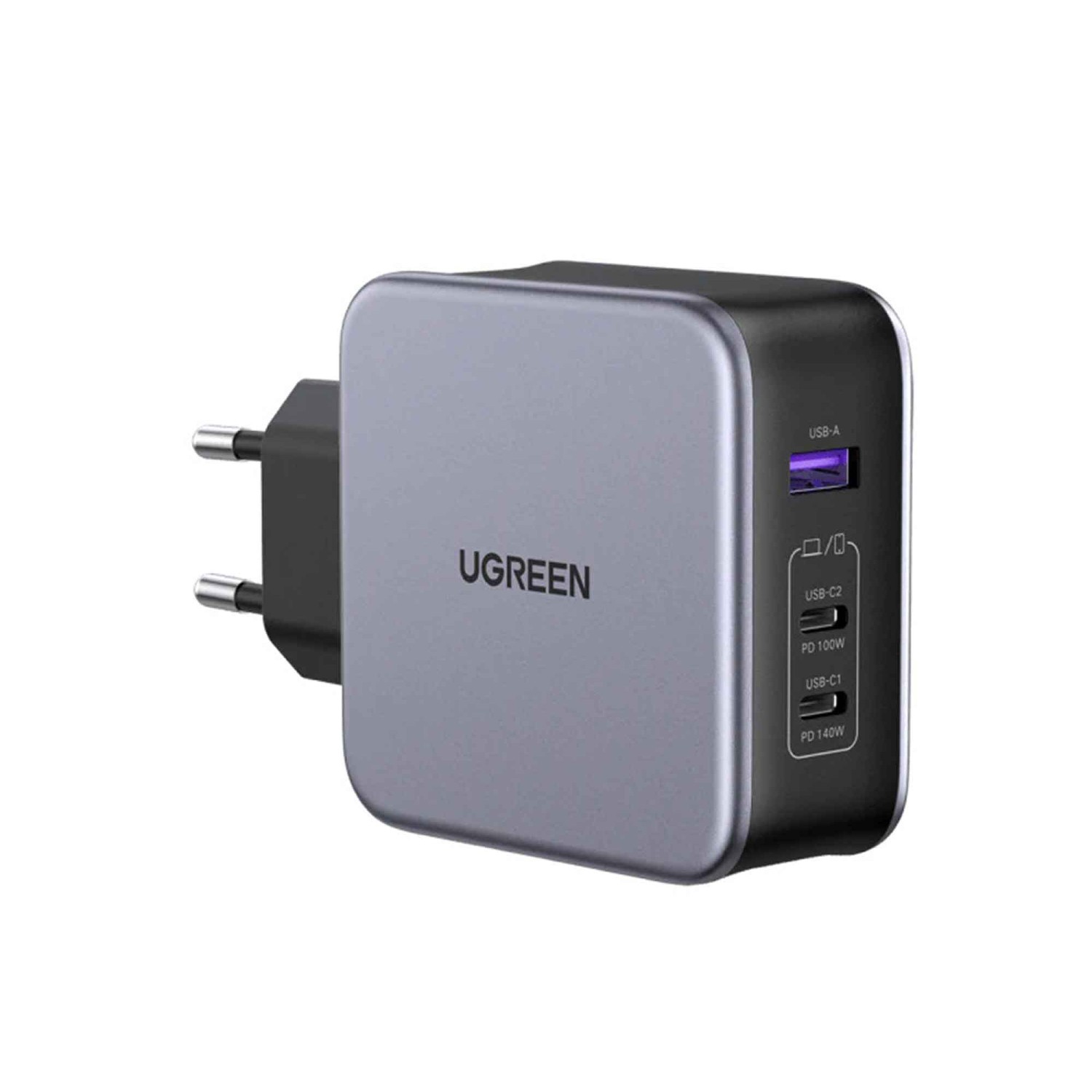 Power adapter UGREEN CD328 Nexode GaN Fast Charging PD 3 Ports GR 90549 140W — 2