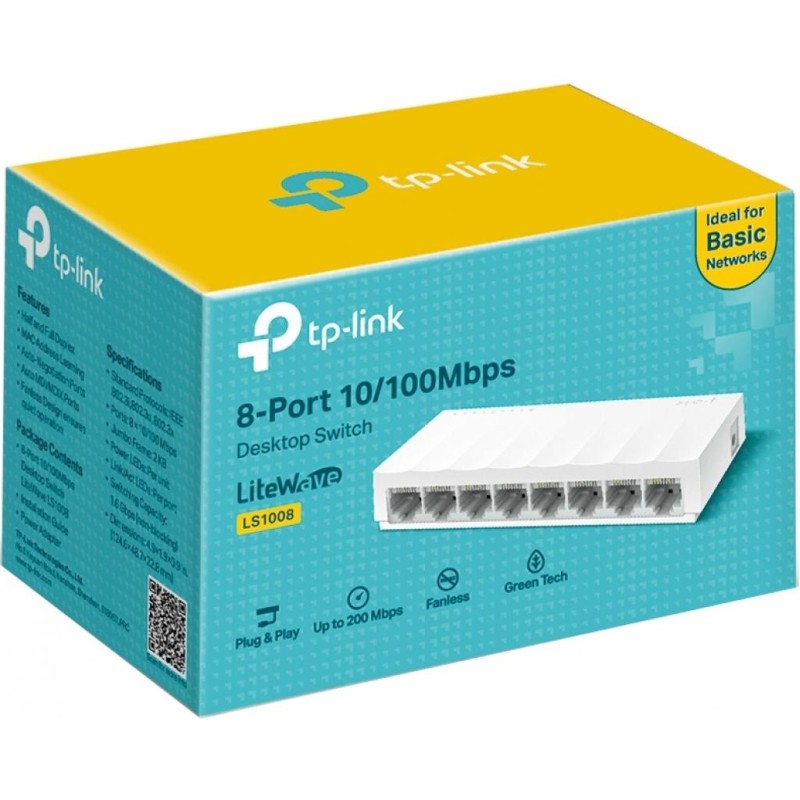 Switch TP-Link LS1008 8 port 10 100 — 2