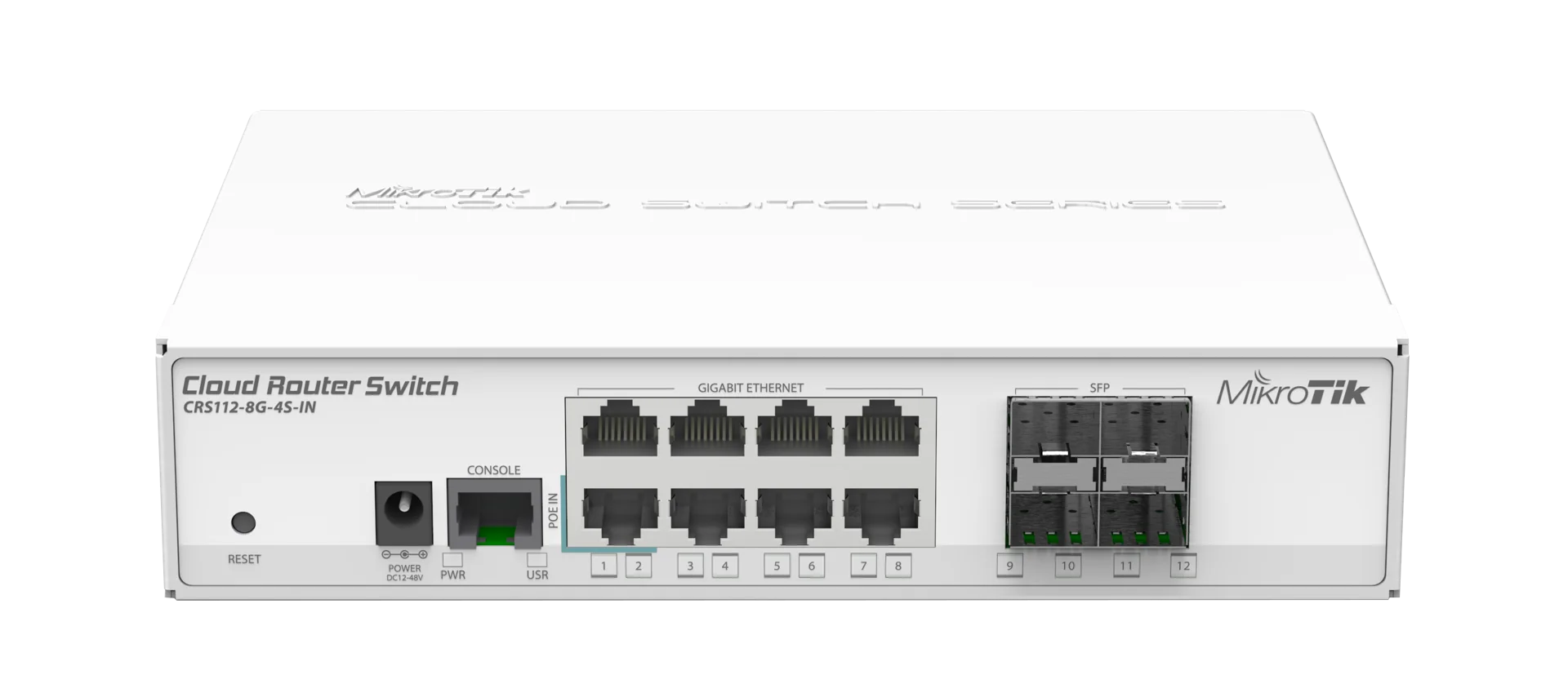 Gigabit LAN router MikroTik CRS112-8G-4S-IN — 2