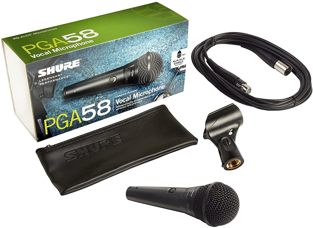 Shure PGA58-XLR Microphone with Cable — 3