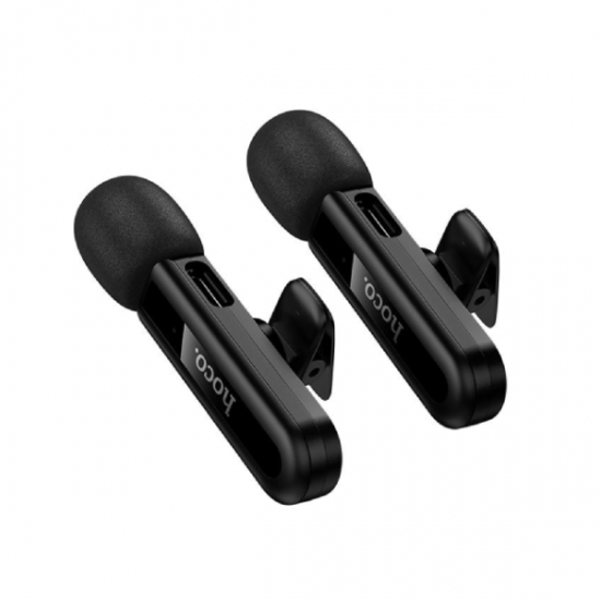 Hoco L20A Fair dual-mic Wireless iP Type-C Microphone — 4