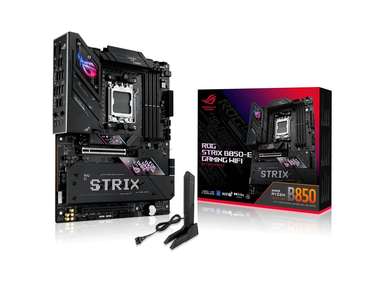 ROG STRIX B850-E GAMING WiFi AM5 ready 1J60 — 2