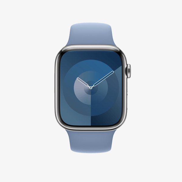 45mmWinterBlueSportBand-M L — 3