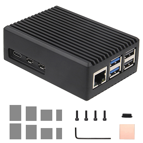 Aluminum-Alloy Heat Dissipation Enclosure Case for Raspberry PI 5 — 2