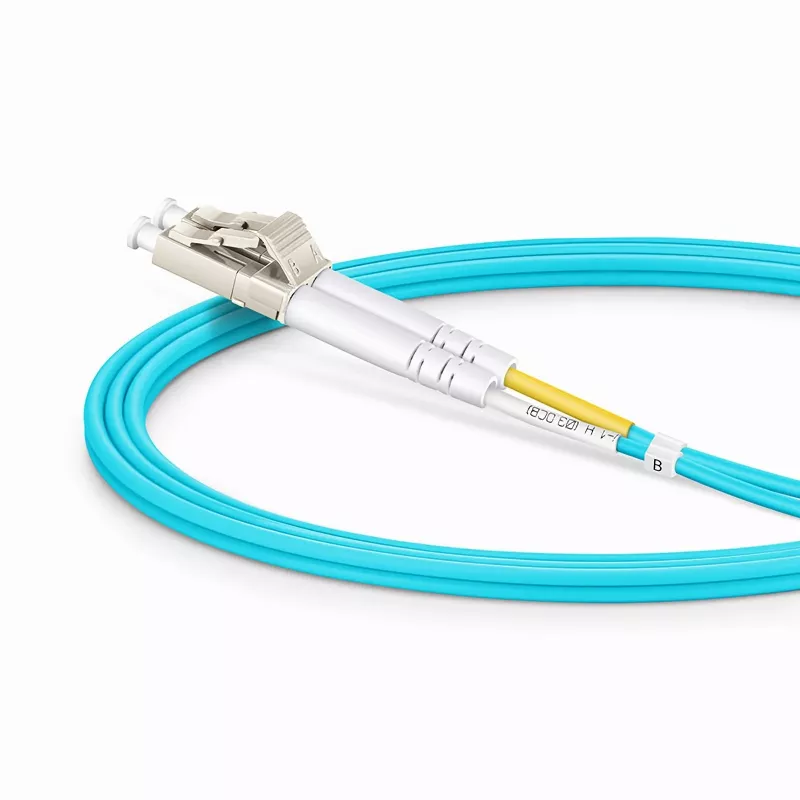 FS.COM 3m 10ft LC UPC to LC UPC Duplex OM3 Multimode PVC OFNR 2.0mm — 3