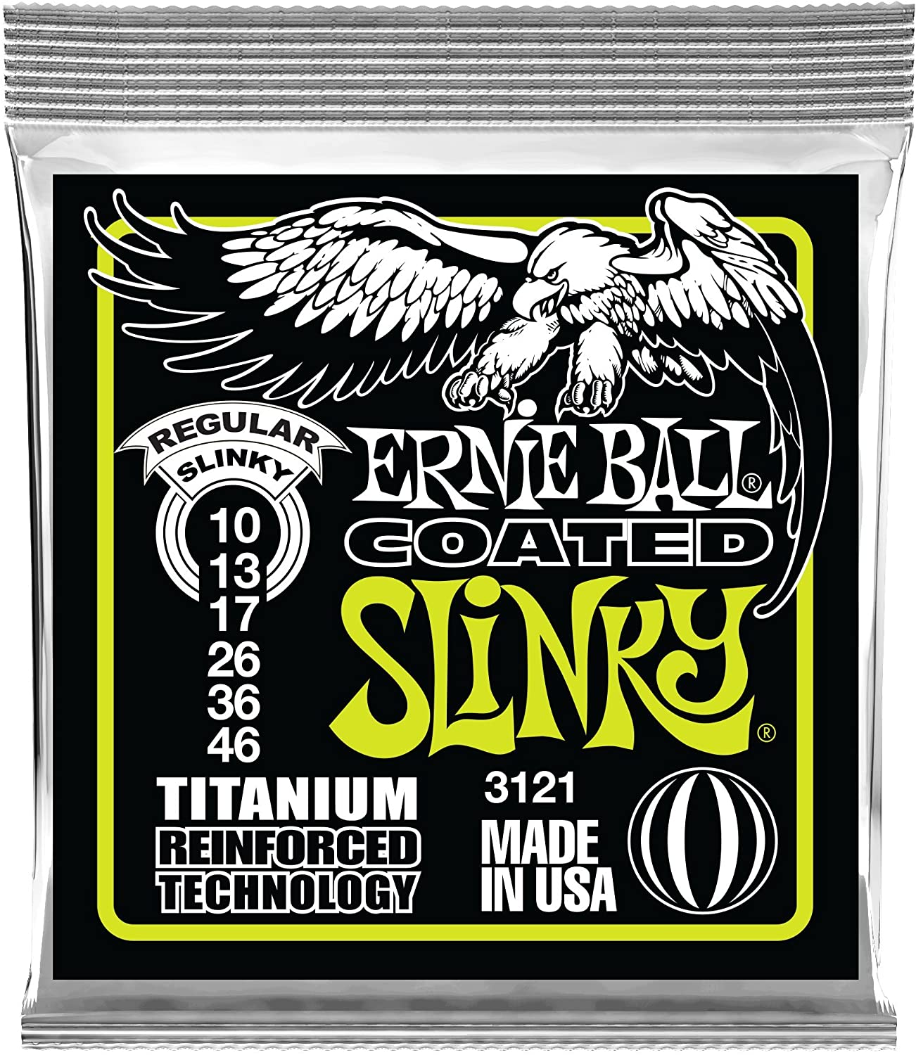Ernie Ball 3121 Coated Electric RPS Regular Slinky Set .010 - .046 — 2