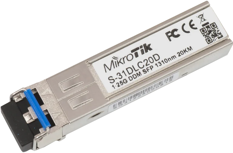 SFP MikroTik S-31DLC20D 1. Single Mode — 2
