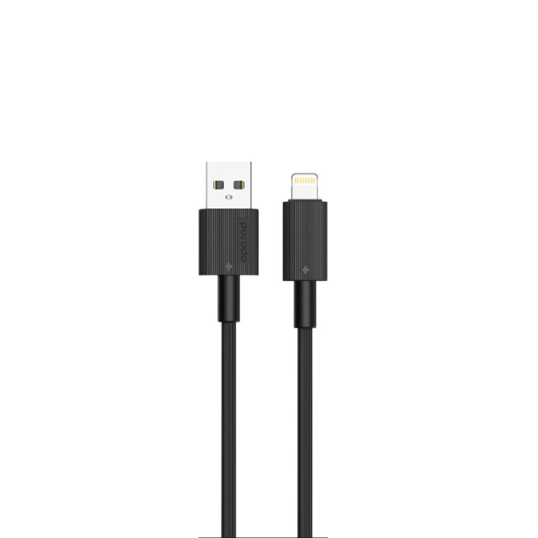 Автомобильное зарядное устройство Porodo Dual Port with Lightning Cable — 3