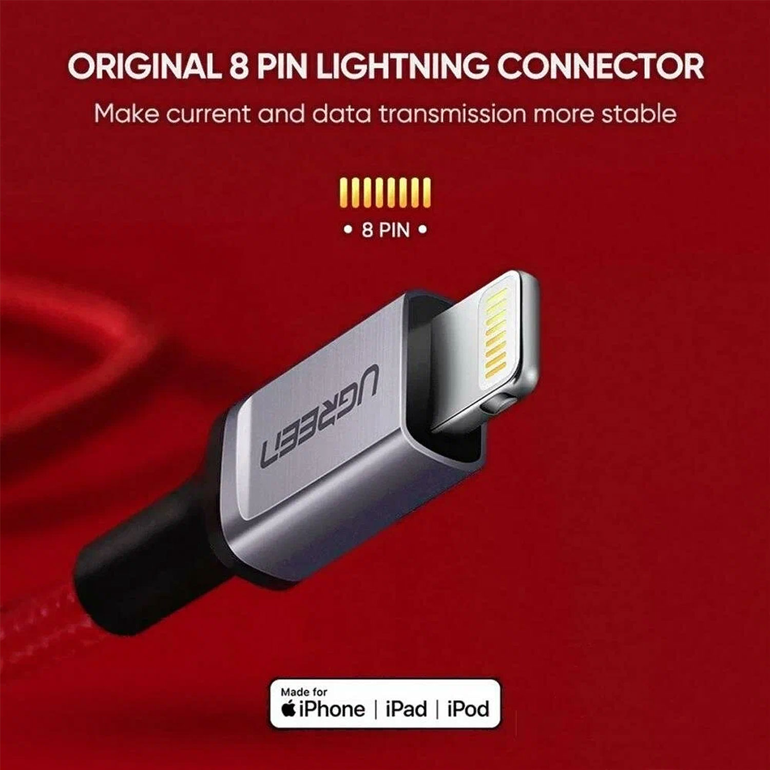 Cable UGREEN US293 USB-A to Lightning 80635 — 2