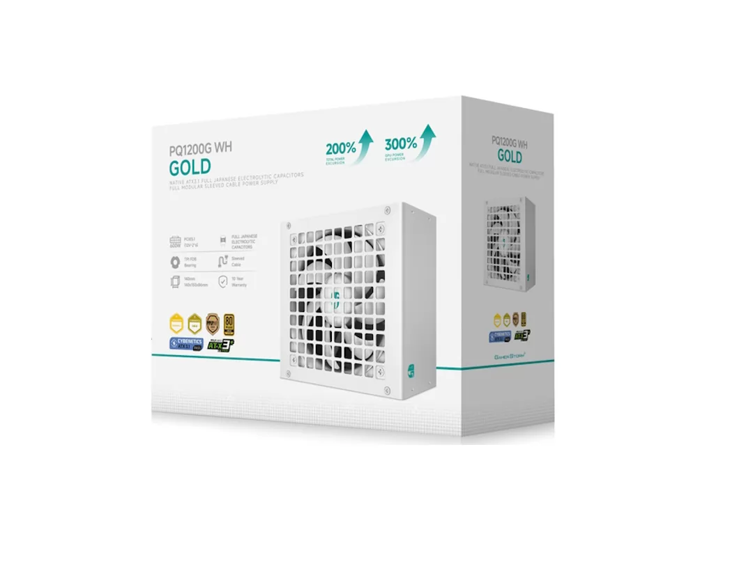 Блок питания DeepCool PQ1200G WH 1200W — 3