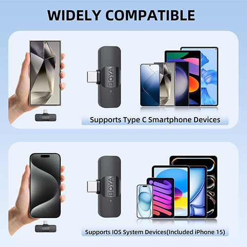 BOYA BY-V Wireless Lavalier Microphone for Android — 3
