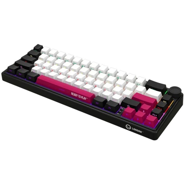 Lorgar Wireless Mechanical Gaming Keyboard Pro EN layout LRG-KBP7075W-BK-US — 3