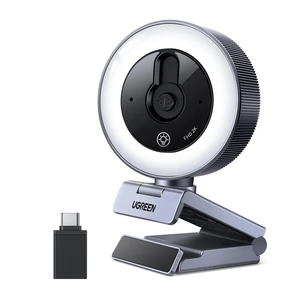 Webcam UGREEN USB HD Webcam with Fill light 65857 — 2