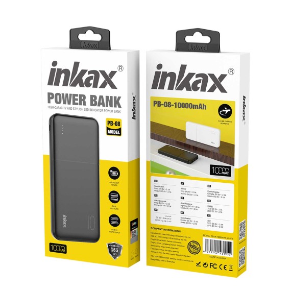 Power bank INKAX PB-08 10000mAh — 2