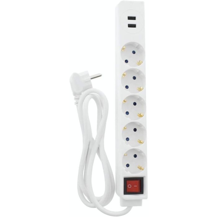 Power Strip 5-Way USB-A 1.4 m 223183 — 2