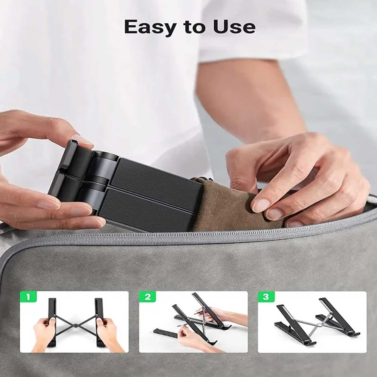Stand for notebook UGREEN Laptop Stand and HUB 5 in 1 11-16 BK 80551 — 4