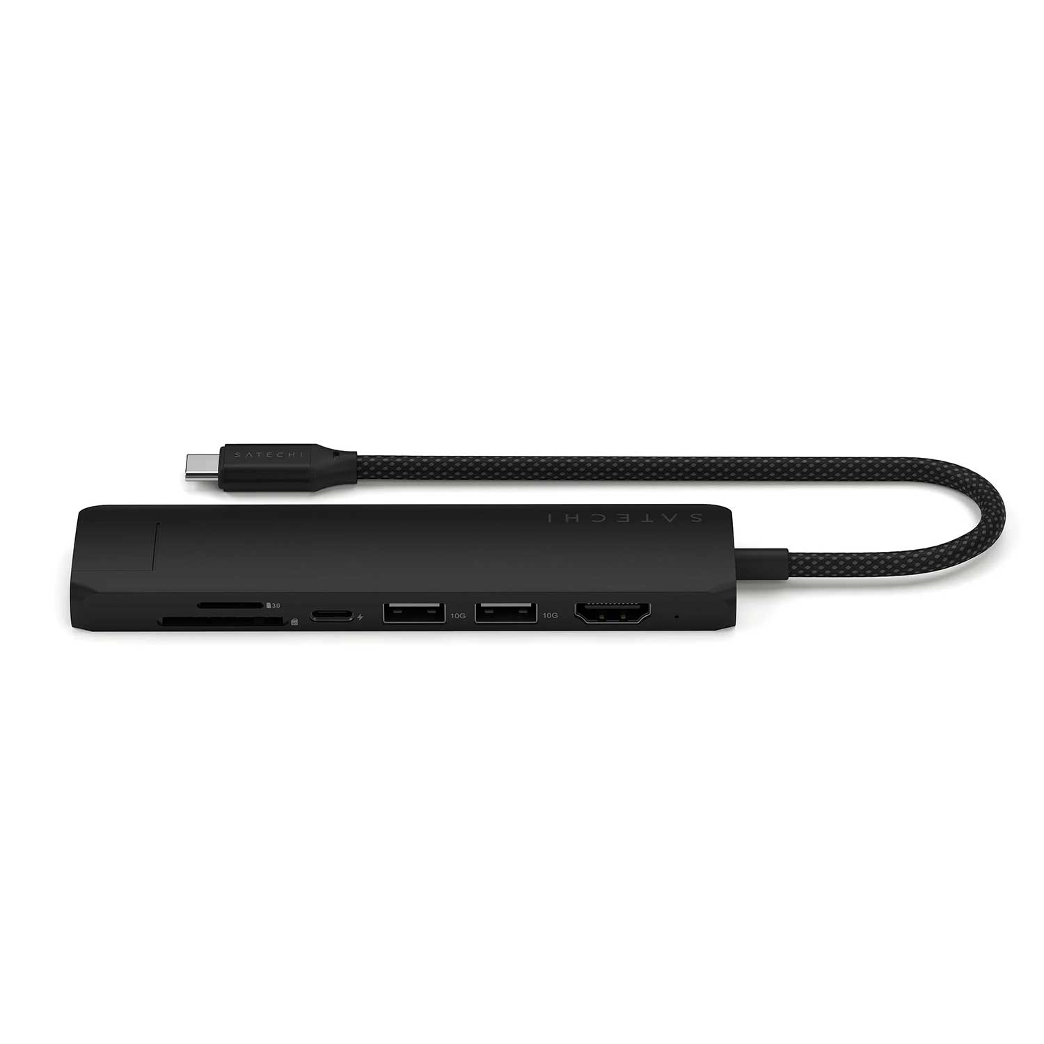 USB hub SATECHI 7-in-1 USB-C Slim Multiport Adapter with Ethernet ST-P7SK — 3