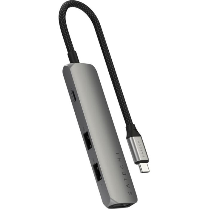 Satechi 4 in 1 USB-C Slim Multiport Adapter 4K ST-P4SM — 12