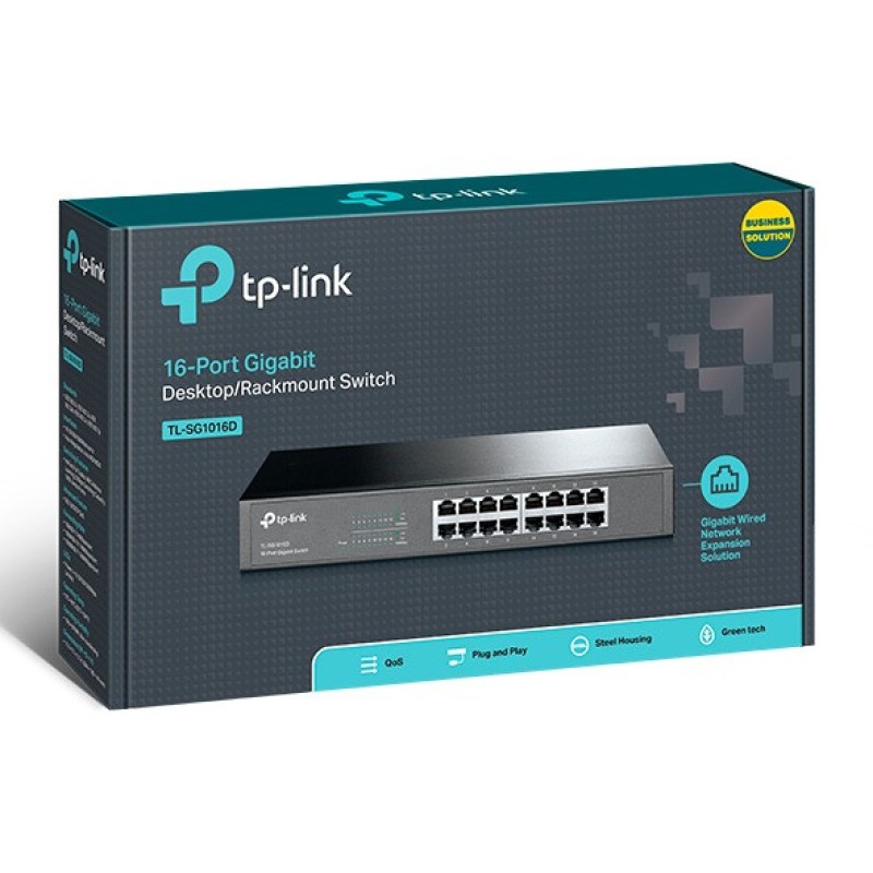 Gigabit Switch TP-LINK TL-SG1016D 16port — 2