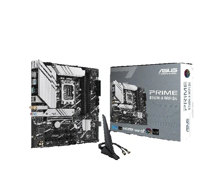 PRIME B760M-A WiFi S-1700 B760 2xHDMI DP 3xPCI-E 4xDDR5 2xM.2 SATAIII PCI SATA3